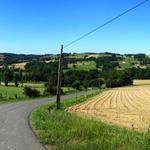 Breitbildfoto auf dem Weg nach Sauvelade