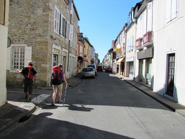 an den schachbrettförmigen Strassenzügen ist gut ersichtlich, das Navarrenx als Bastide erbaut wurde