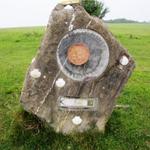 Gedenkstein bei der Kapelle von Soyarza