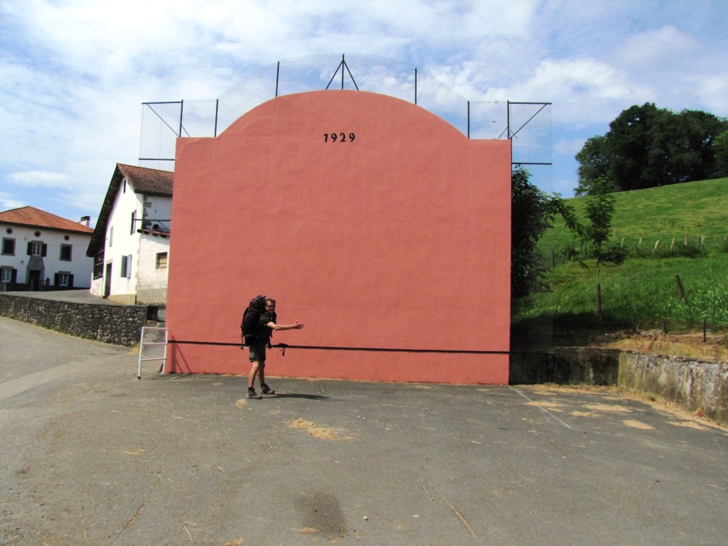 der Fronton von Gamarthe