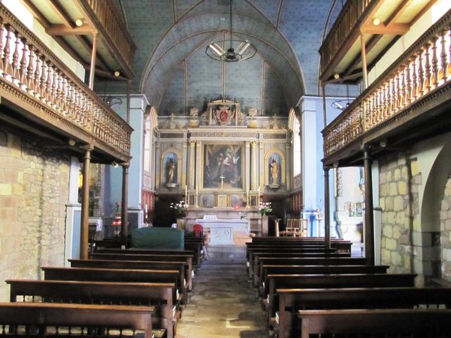 die Kirche St.Pierre so wie sie innen aussieht