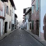 Blick zurück von der Porte d'Espagne in die Rue d'Espagne