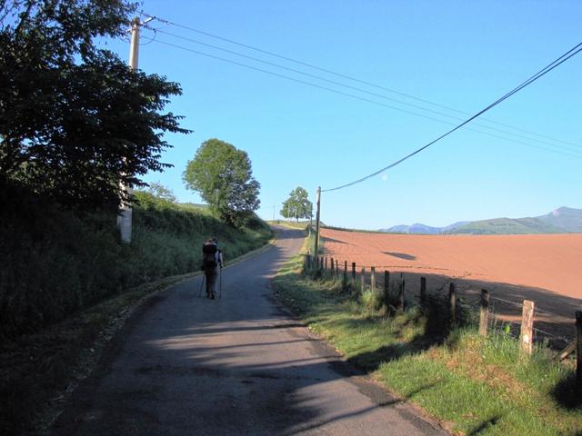 wir sind auf der Route Napoléon auf dem Weg nach Roncesvalles