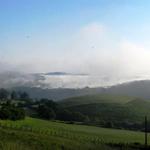 Breitbildfoto mit Blick Richtung Saint Jean Pied de Port