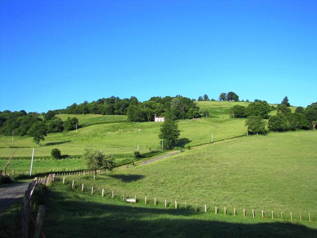 hier oben stahlblauer Himmel und angenehme Temperaturen