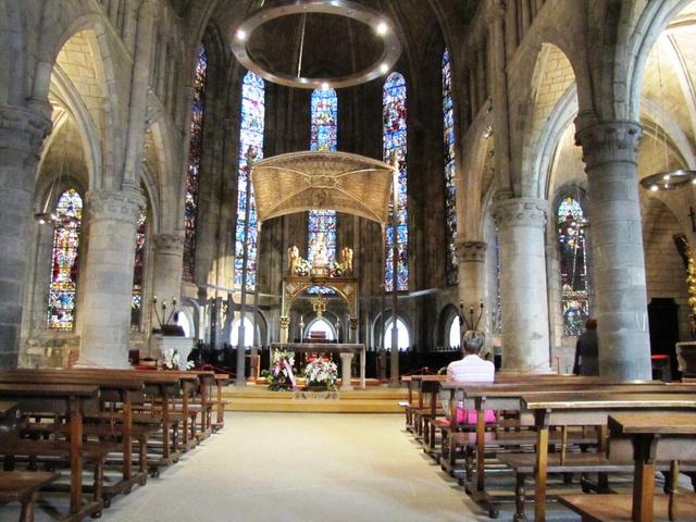 die Abteikirche Colegiata de Santa Maria ist eine wirklich sehr schöne Kirche