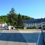 Blick zurück zum Kloster von Roncesvalles, du hast uns sehr gefallen