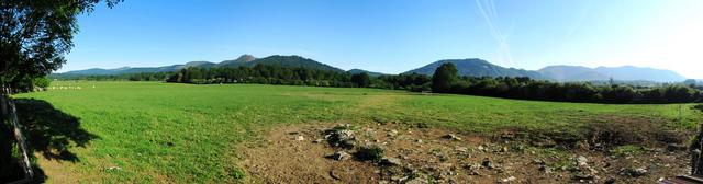 Breitbildfoto auf dem Weg nach Aurizberri-Espinal