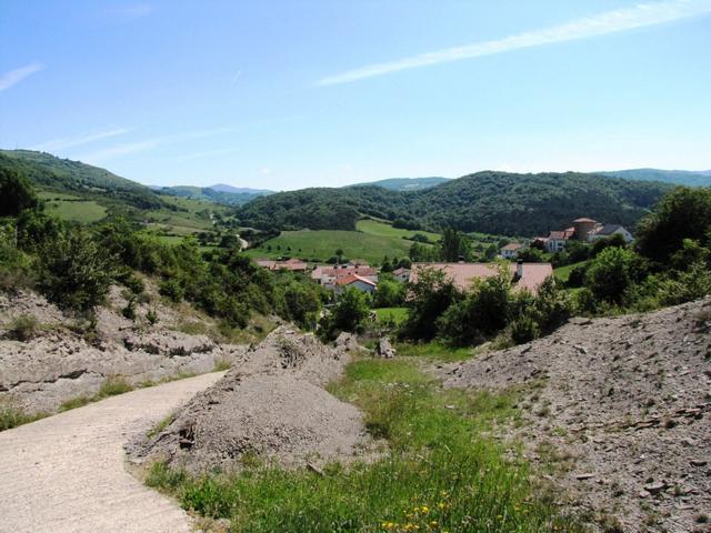 Blick zurück nach Linzoáin