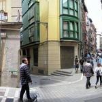 Breitbildfoto der Altstadt von Pamplona