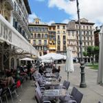 wie es sich gehört, haben wir im Café Iruña eine Pause eingelegt