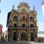 das barocke Rathaus von Pamplona 18.Jh.