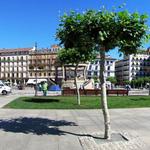 sehr schönes Breitbildfoto vom Plaza del Castillo