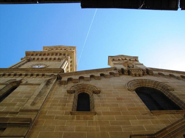 die schöne Fassade der Iglesia San Augustin
