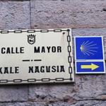 über die Calle Mayor, verlassen wir Pamplona