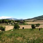 völlig abgeschieden inmitten von Kornfelder die Ermita Santa Maria de Eunate