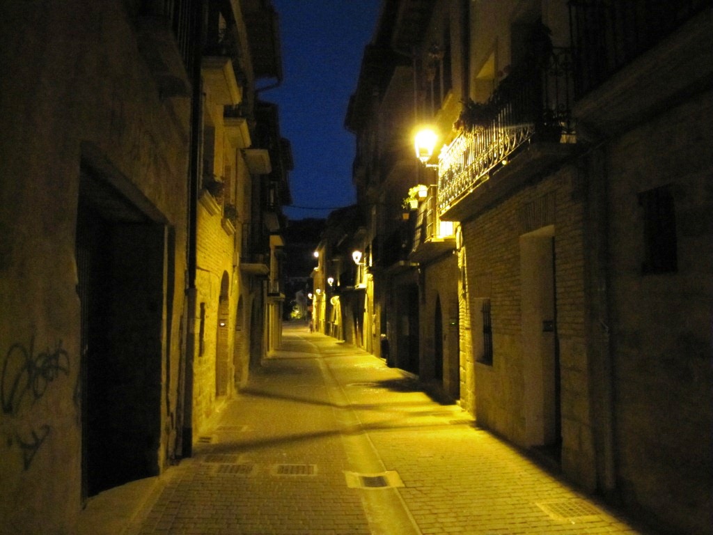 Calle Mayor bei Nacht