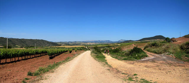 Breitbildfoto auf dem Weg nach Lorca