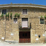 Breitbildfoto von einem typischen Haus in Lorca