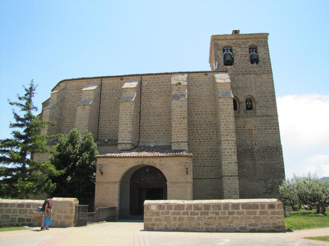 die Gotische Kirche Igelesia de la Asunción 13.Jh. in Villatuerta