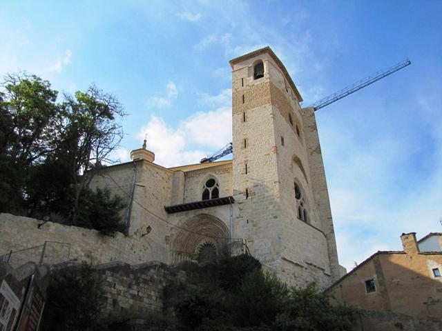 die sehr schöne Romanische Kirche San Pedro de la Rúa 13.Jh. mit Kreuzgang