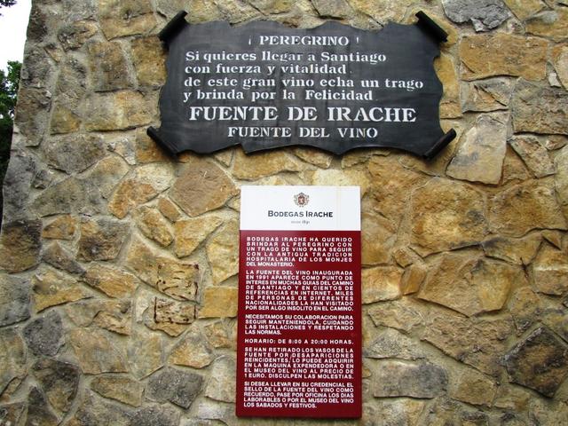 Infotafel beim Weinbrunnen