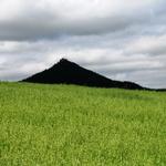 auf dem Pico de Monjardin liegt eine Wehrburg aus dem 10.Jh.