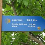 unser diesjähriges Etappenende Logroño rückt näher