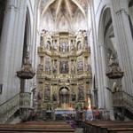 der schöne Barockaltar der Iglesia de Santa Maria de la Asunción