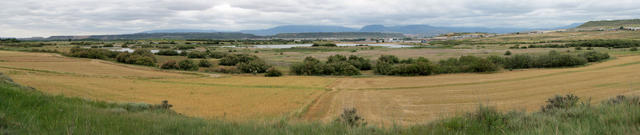 Breitbildfoto Laguna de las Cañas unter Naturschutz stehendes Feuchtgebiet