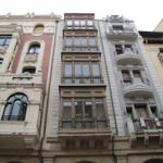 in der Altstadt von Logroño besitzen viele Häuser solche schöne Fassaden