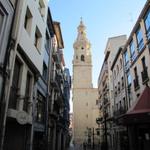 vom Hotel Marques de Vallejo sieht man direkt an die Kathedrale Santa María de la Redonda