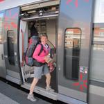 weiter geht es mit der Bahn