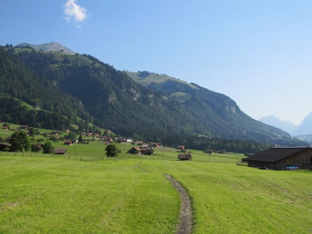 bei Niderfeld mit Blick zum Niesen