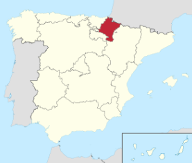 hier befindet sich die Region Navarra