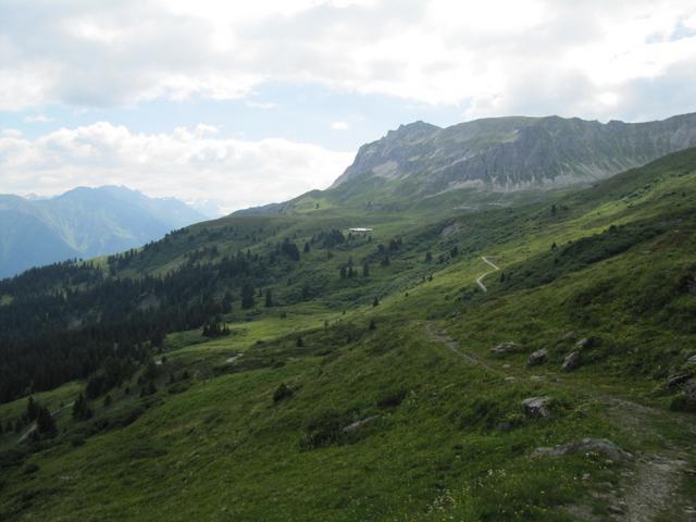 unsere Wanderung führt uns nun runter zur Talstation von Schifer