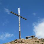 wir haben das Gipfelkreuz des Parpaner Rothorn 2862 m.ü.M. erreicht