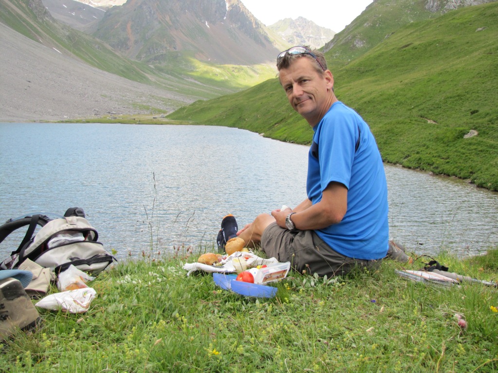 Franco findet die Gegend und das Mittagessen super