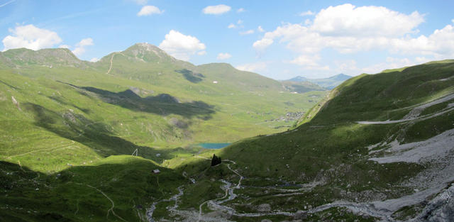 Breitbildfoto der Aroser Alp