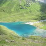 Blick runter zum schönen Schwellisee