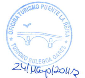 Stempel von Puente la Reina