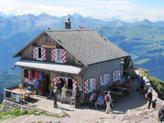 beim Berggasthaus Mythen kann man auch übernachten