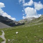 was für ein Traumwetter. Schöner kann Wandern nicht sein