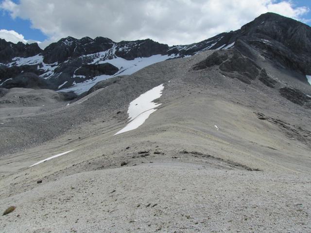 die Ducanfurgga. Hier in der nähe beim Ducan Gletscher hat man Dinosaurier Knochen gefunden