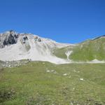 rechts neben dem Büelenhorn, befindet sich der Übergang