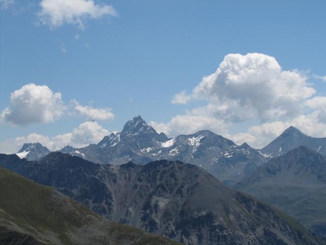 Piz Kesch, Fuorcla Pischa, Piz Blaisun. Dort waren wir letztes Jahr im Herbst