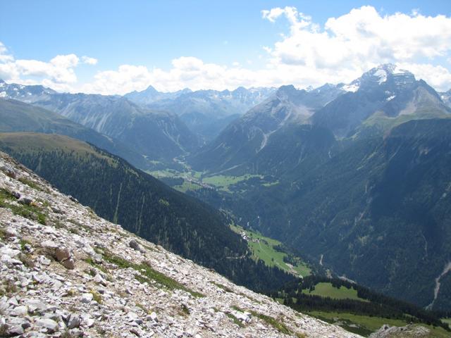 Blick Richtung Bergün