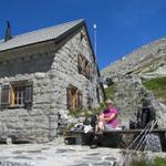 bei der Gelmerhütte machten wir unsere verdiente Mittagspause