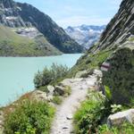 der Westuferweg ist sonniger und attraktiver als der Weg auf der Ostseite