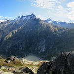 grossartiges Breitbildfoto Gelmersee, Räterichsbodensee, Grimselsee und Totesee